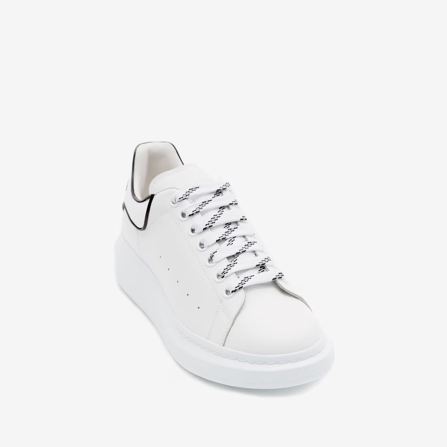 Alexander McQueen Oversized Leather White Black