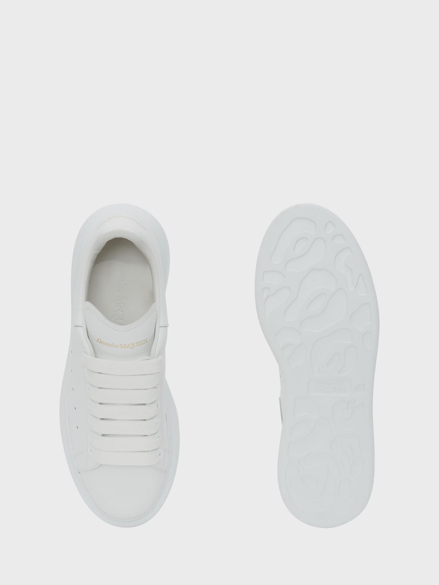 Alexander McQueen Oversized Leather White