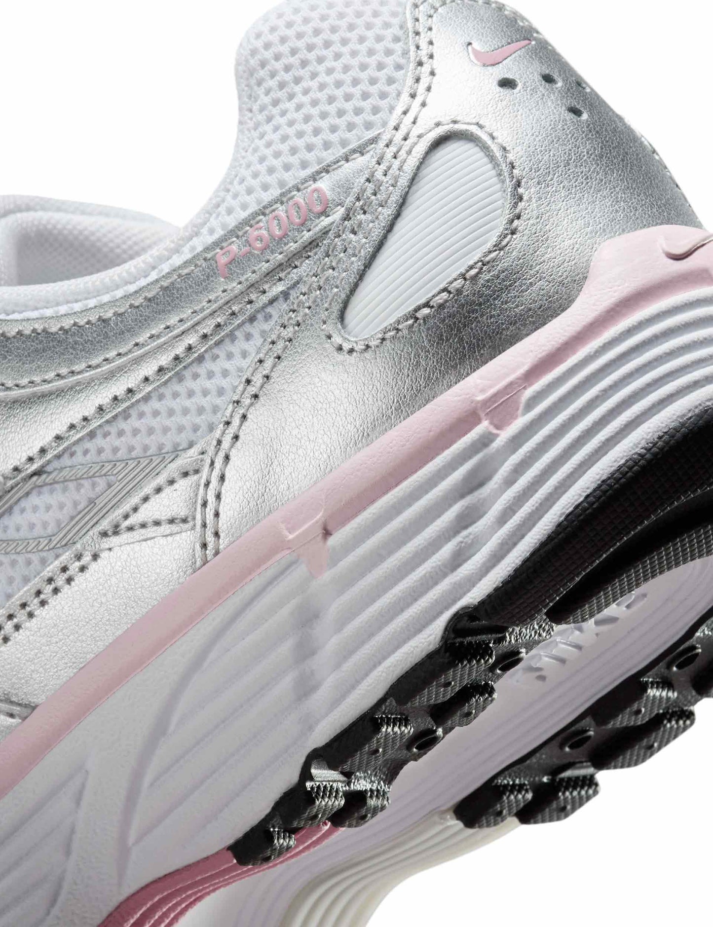 Nike P-6000 White/Metallic Silver/Elemental Pink