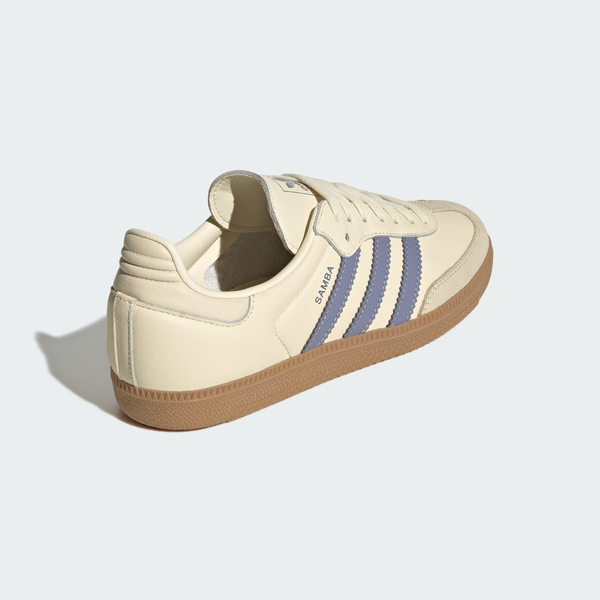 Adidas Samba OG "Cream White Silver Violet"