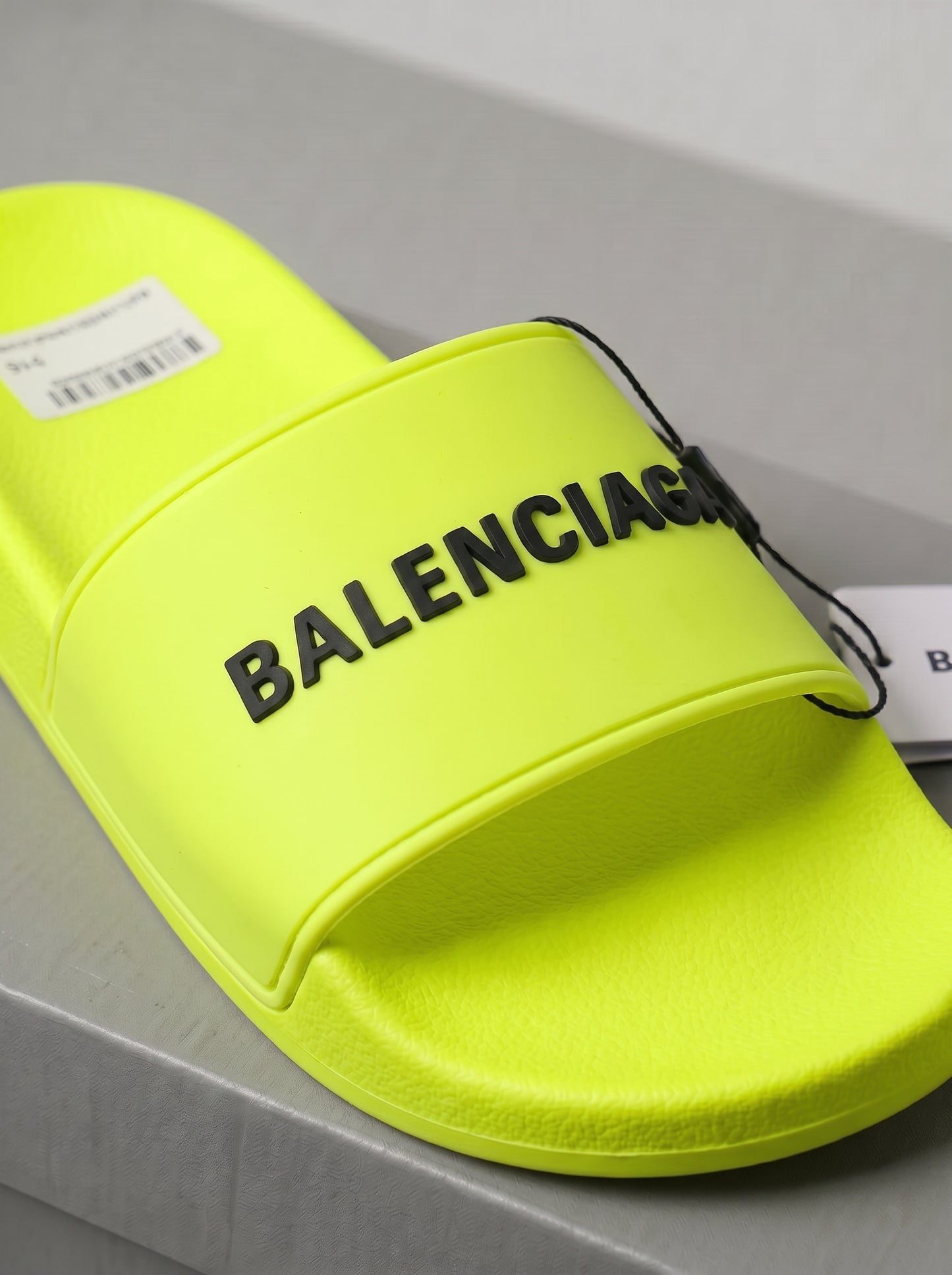 Balenciaga pool slides Jaune Neon