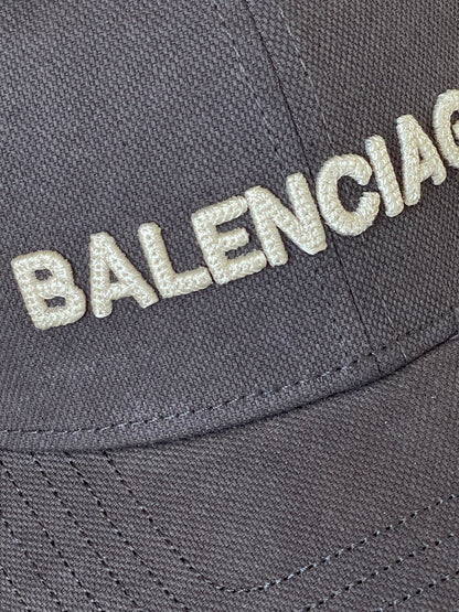 Casquette Balenciaga Gris Réglable Strapback