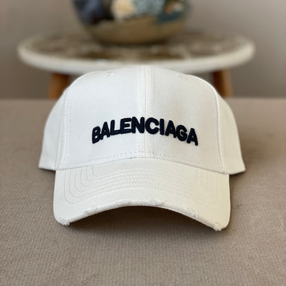 Casquette Balenciaga Blanc Réglable Strapback