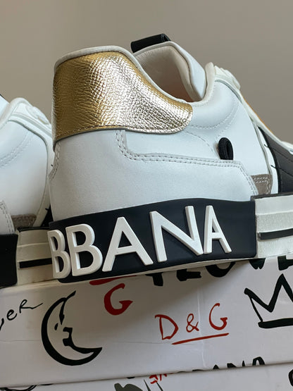 Dolce&Gabbana Calfskin 2 Zero White Metallic