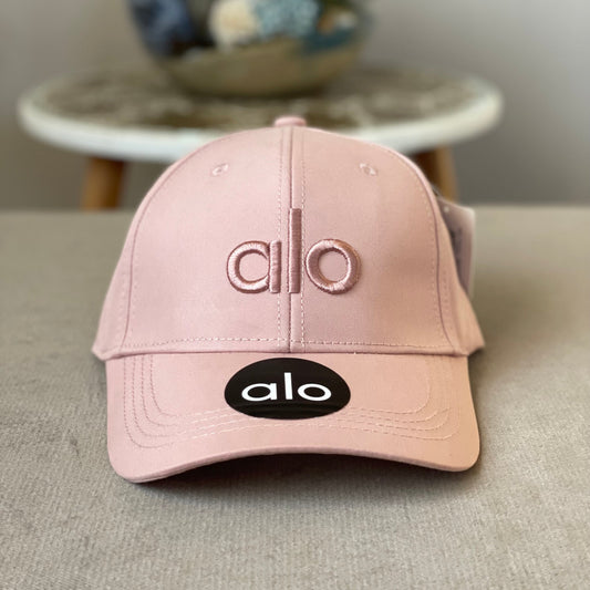 Casquette Alo Yoga Rose Saumon Réglable Strapback m