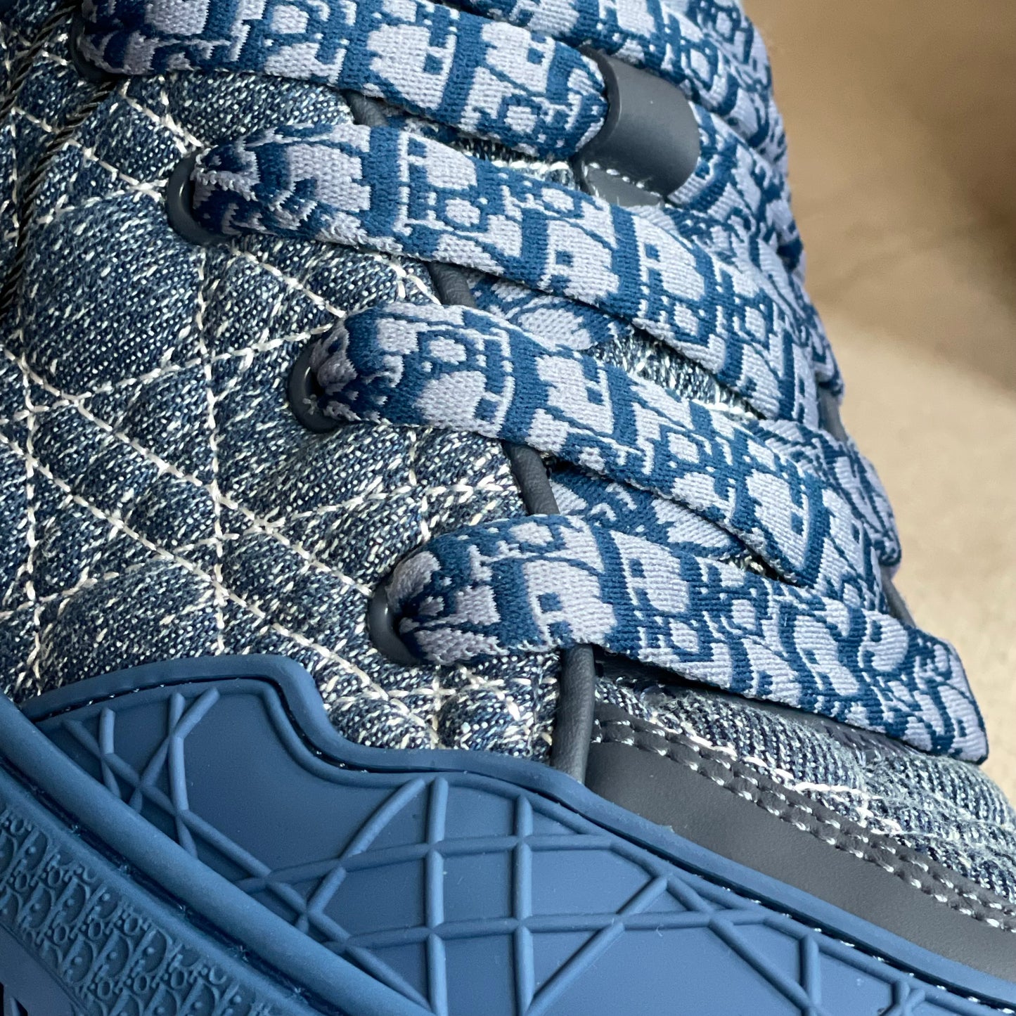 Dior B9S Skater Sneaker Blue Kumo Denim