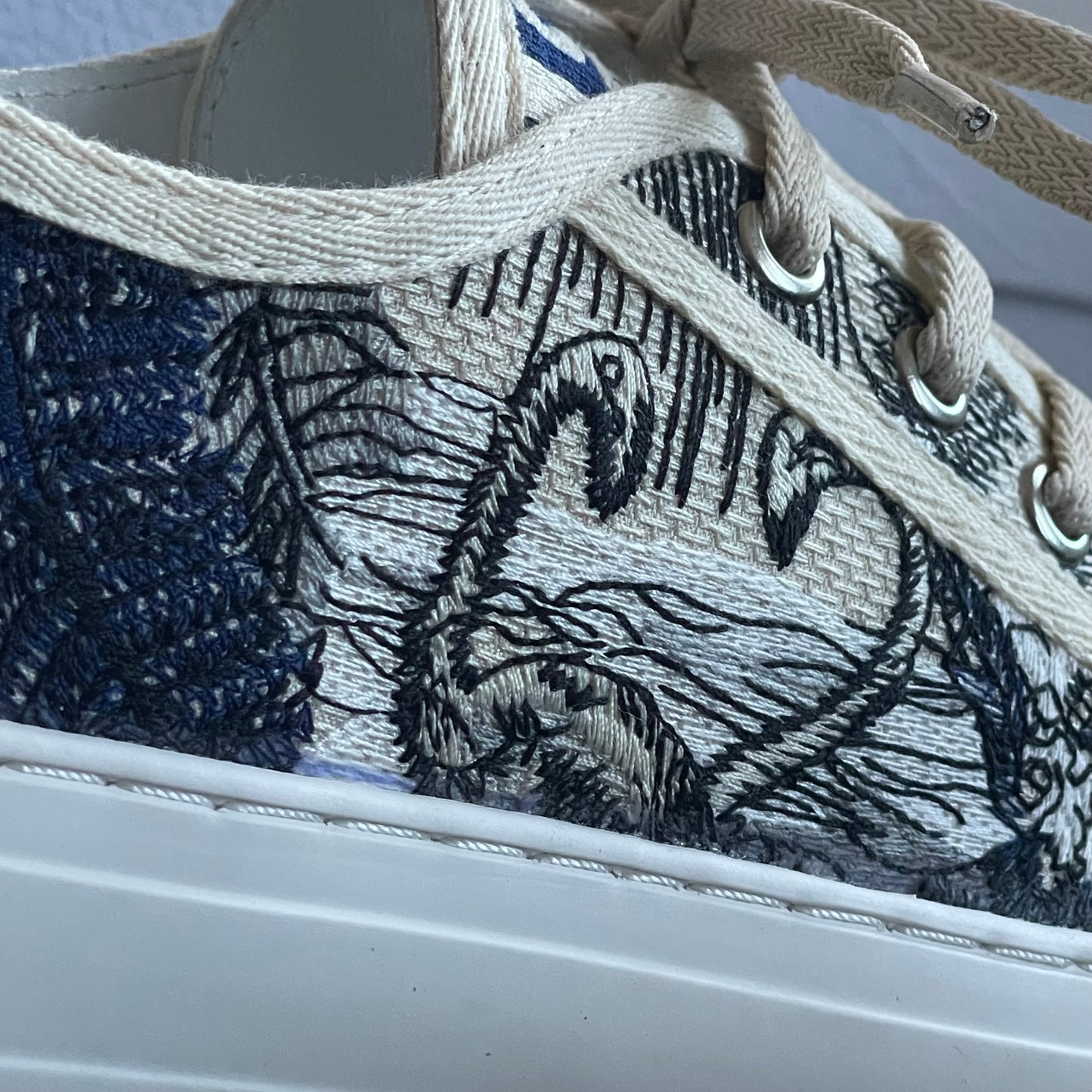 Christian Dior Walk’n’Dior Platform Beige Bleu