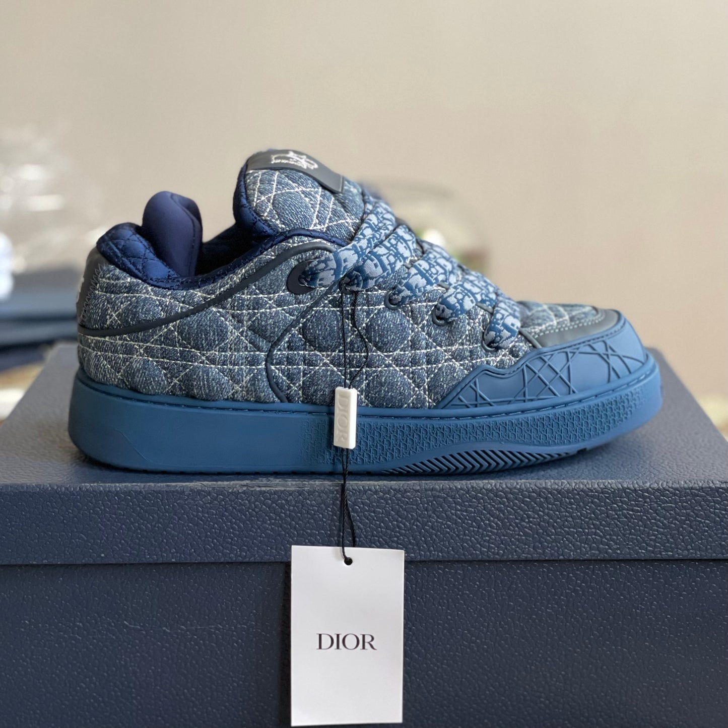 Dior B9S Skater Sneaker Blue Kumo Denim