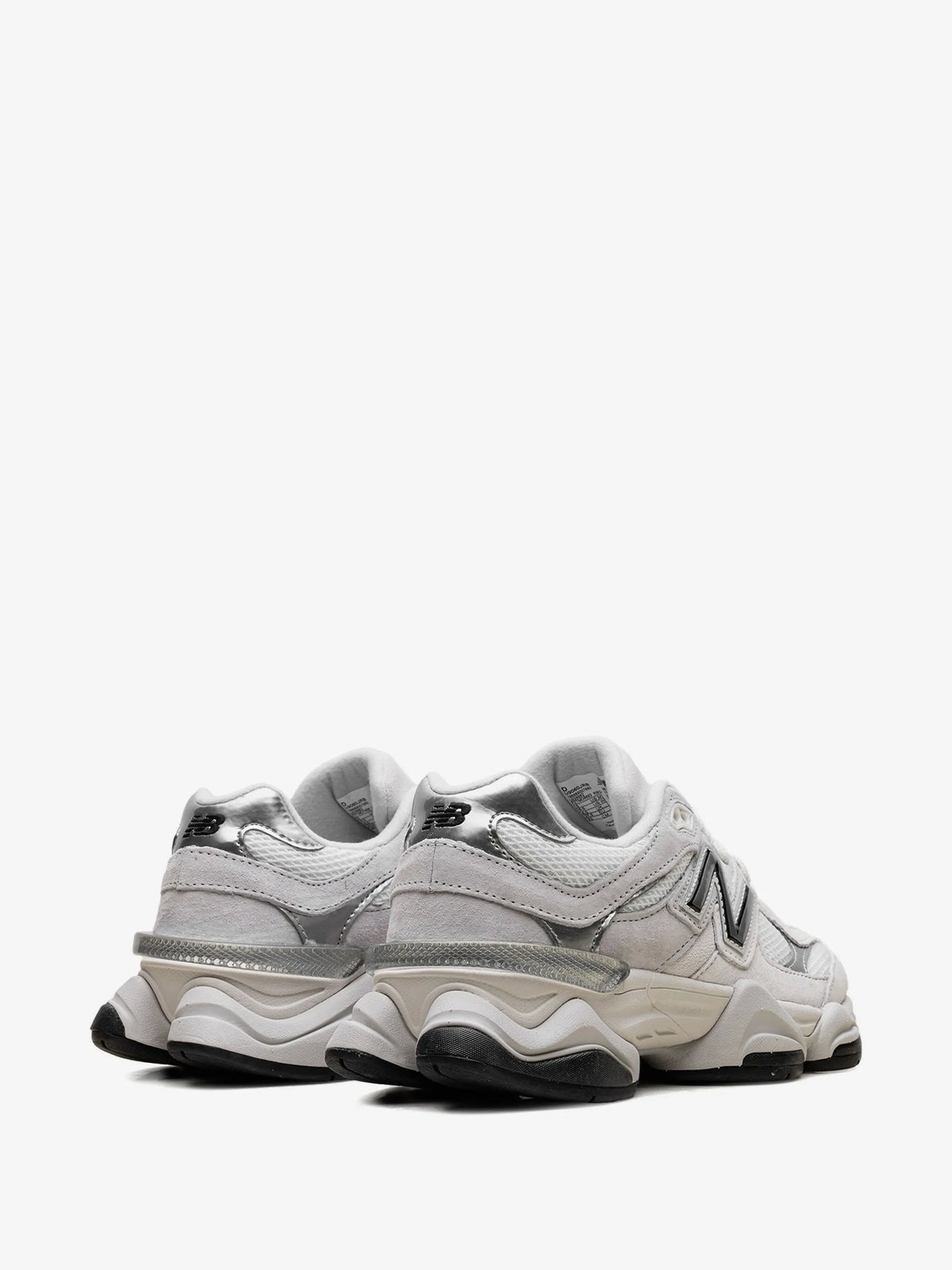 New Balance 9060 White Black Metallic Silver