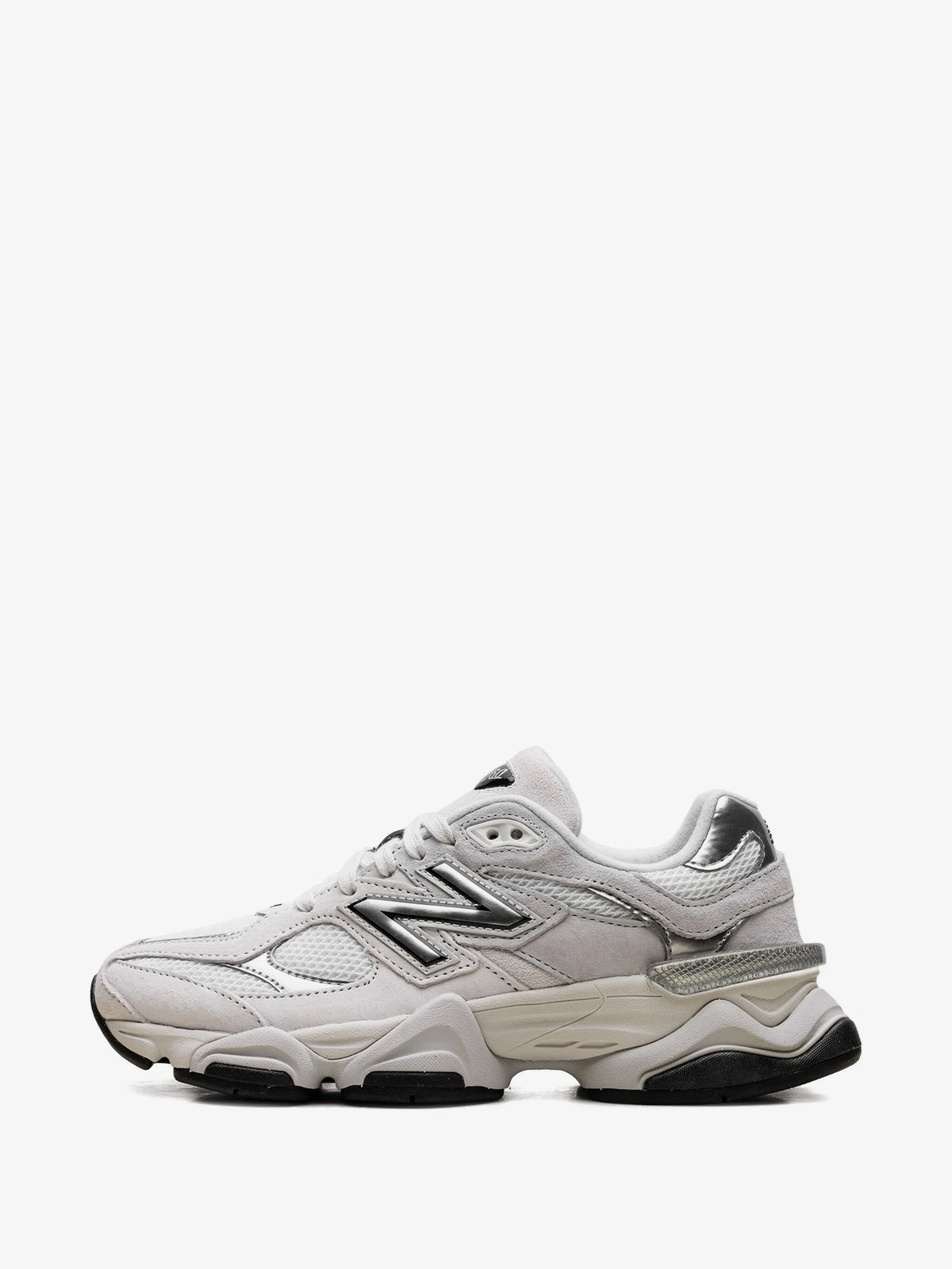 New Balance 9060 White Black Metallic Silver