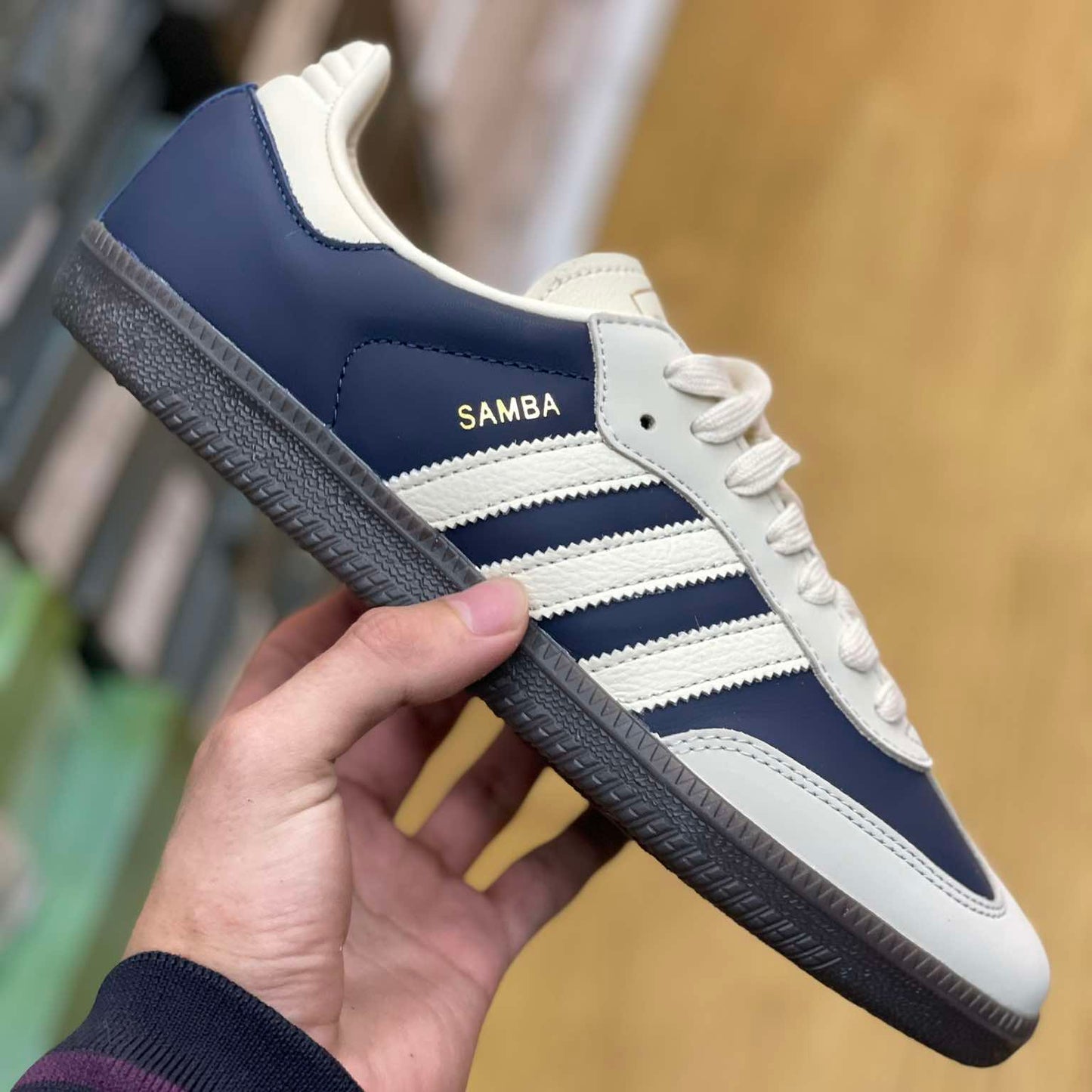 Adidas Samba OG "Night Indigo/Crew White"