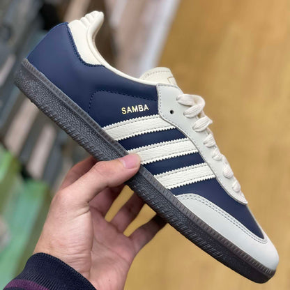 Adidas Samba OG "Night Indigo/Crew White"