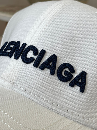 Casquette Balenciaga Blanc Réglable Strapback