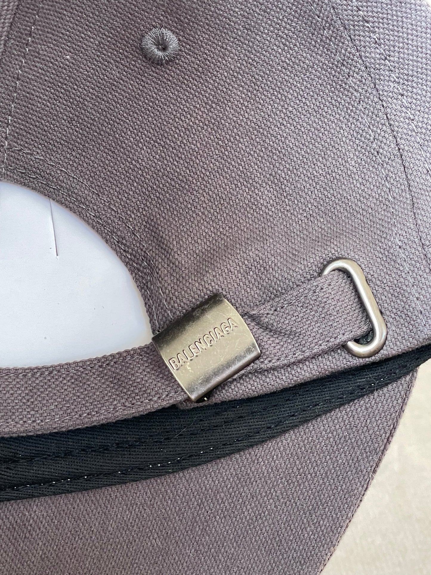 Casquette Balenciaga Gris Réglable Strapback