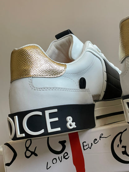 Dolce&Gabbana Calfskin 2 Zero White Metallic