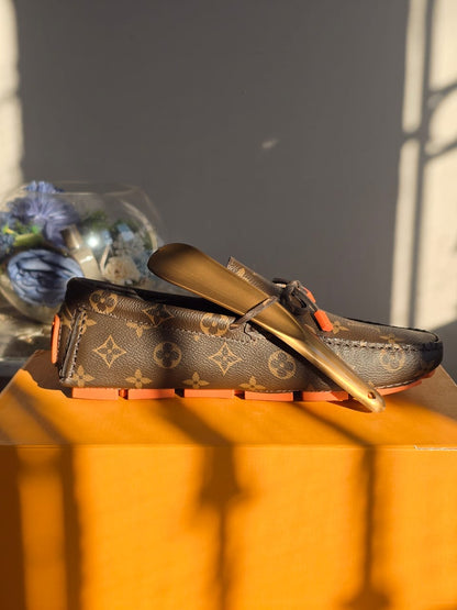 Louis Vuitton Driver Moccasins Marron/Orange