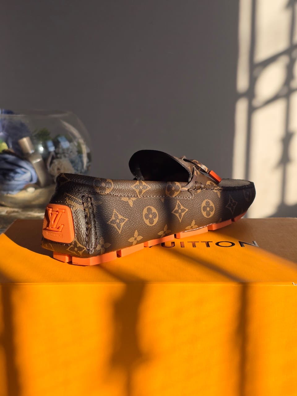 Louis Vuitton Driver Moccasins Marron/Orange