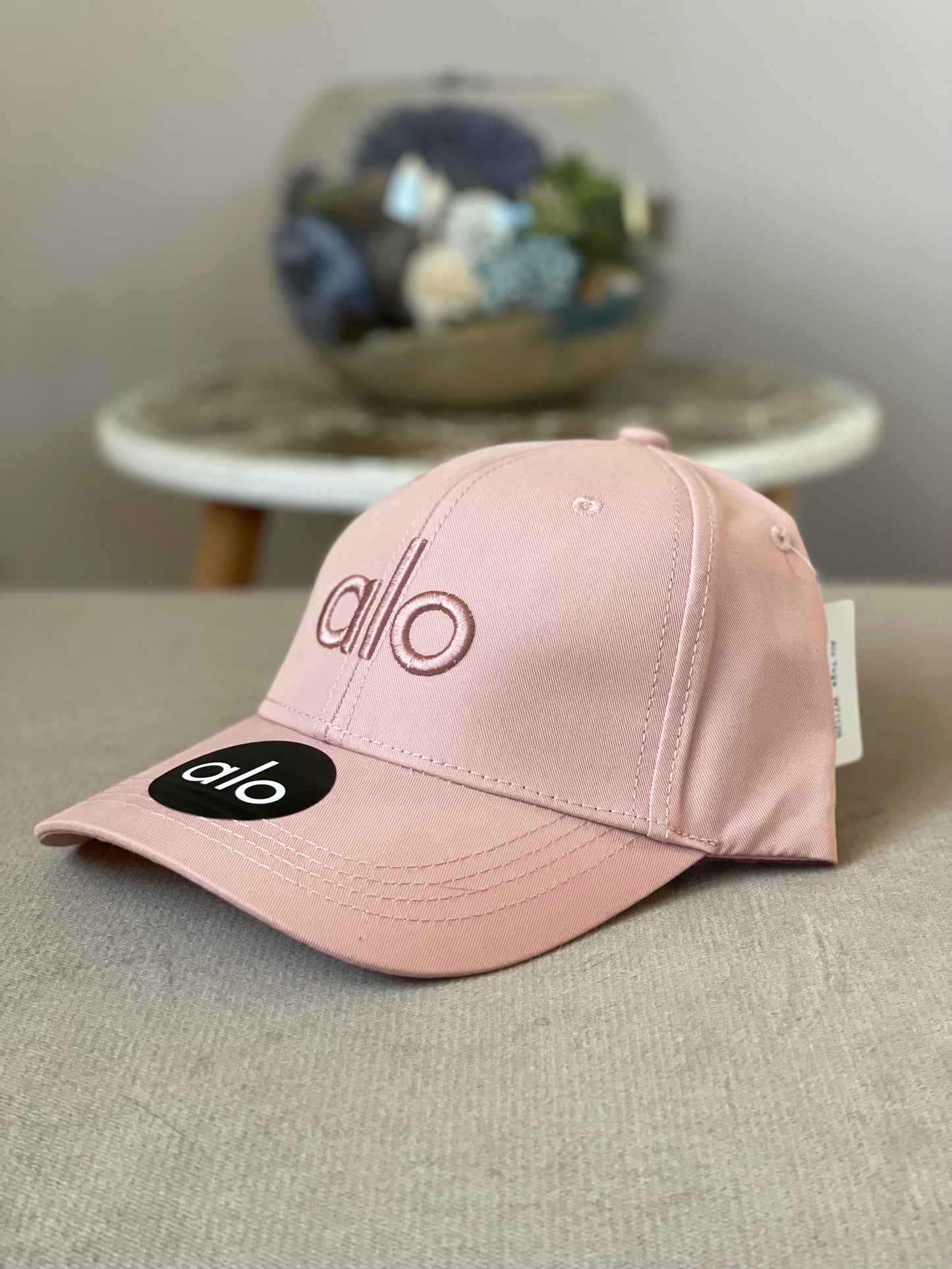 Casquette Alo Yoga Rose Saumon Réglable Strapback m