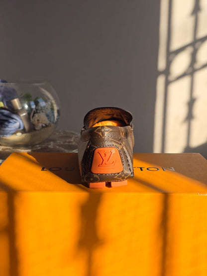 Louis Vuitton Driver Moccasins Marron/Orange