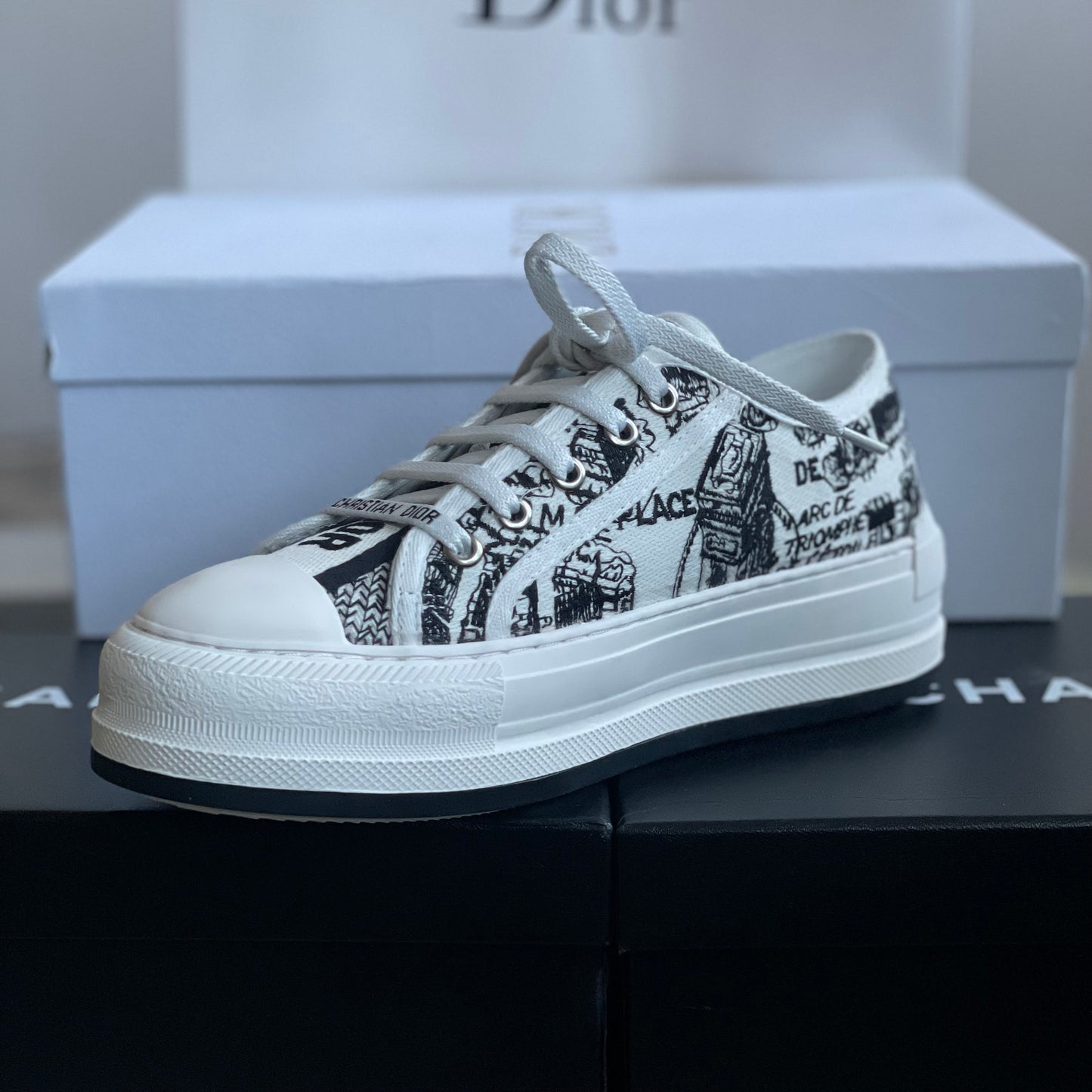 Christian Dior Walk’n’Dior Platform Noir Blanc