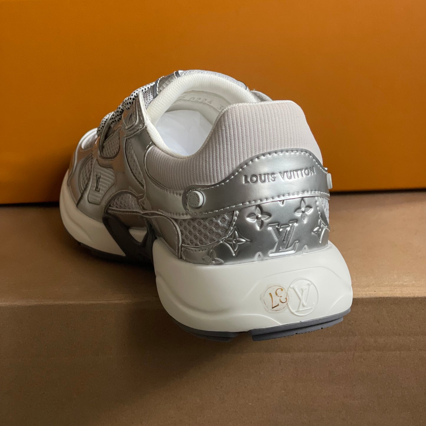 Louis Vuitton LV Olympia Sneaker Sliver White