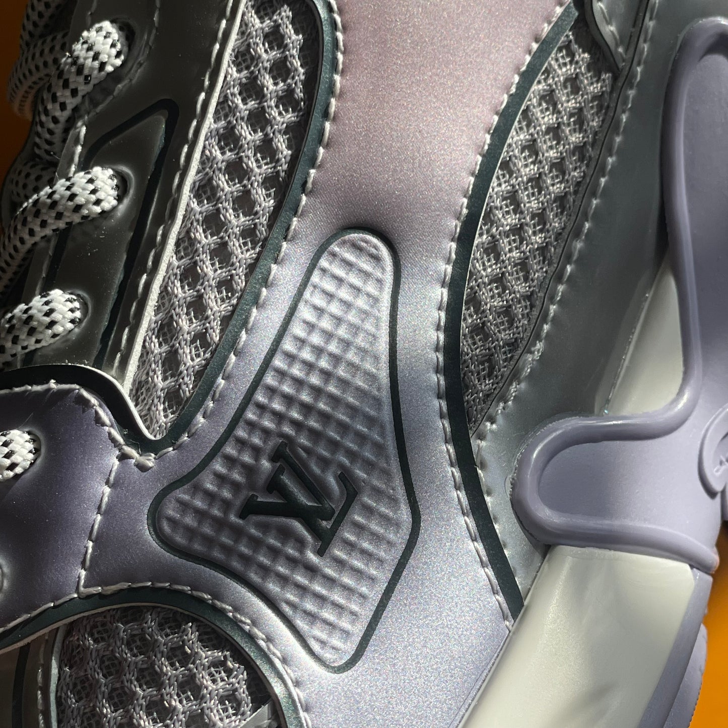 Louis Vuitton LV Olympia Sneaker Silver Metallic