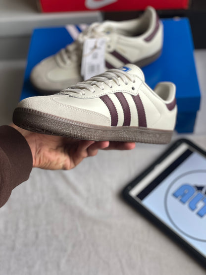Adidas Emmi Samba (Off-white/Marron)