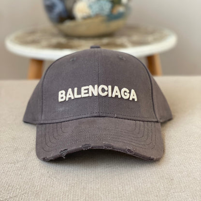Casquette Balenciaga Gris Réglable Strapback