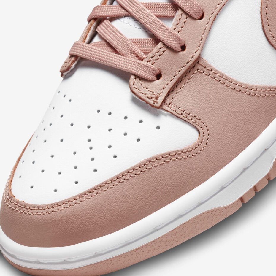 Nike Dunk Low “Rose Whisper” White/Rose