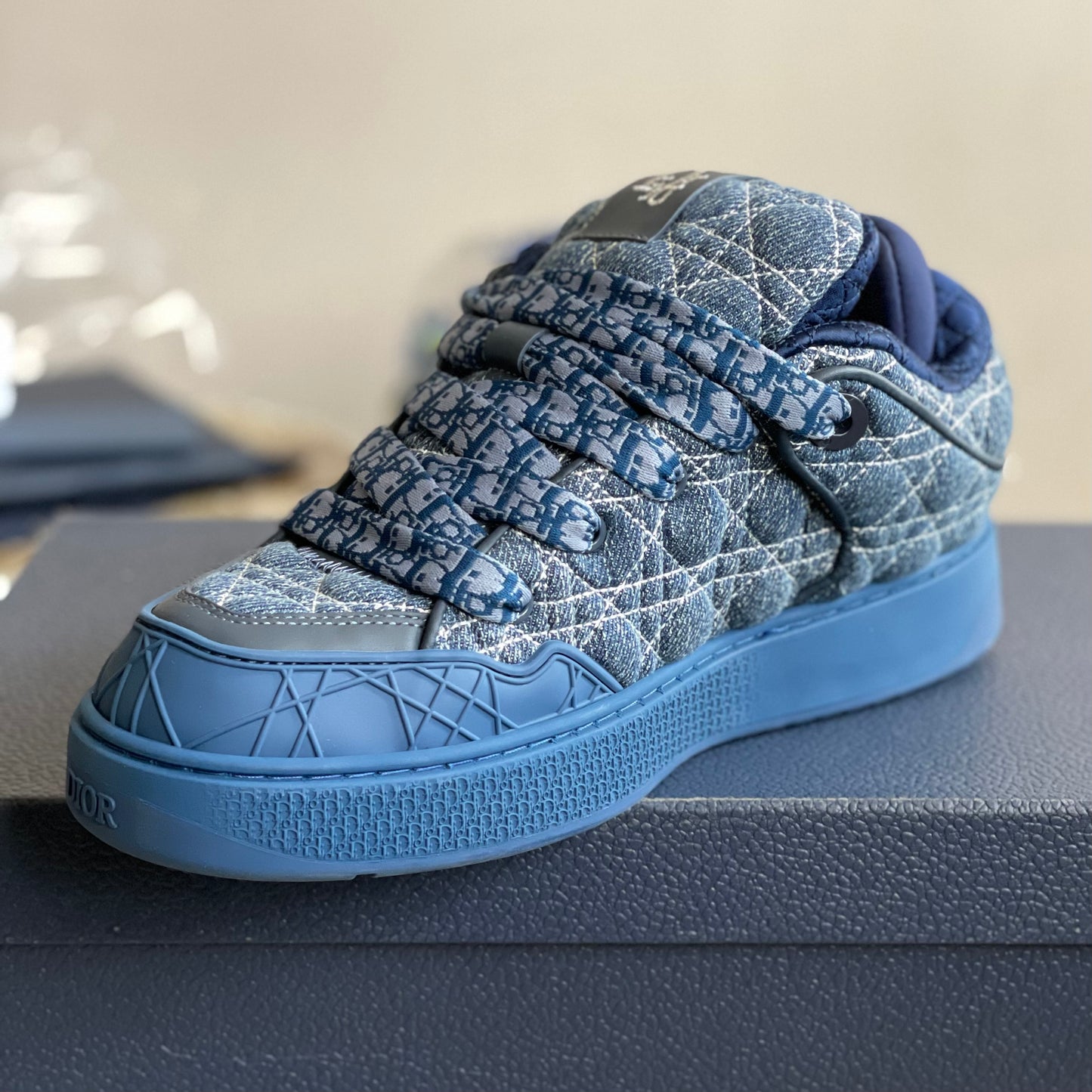 Dior B9S Skater Sneaker Blue Kumo Denim