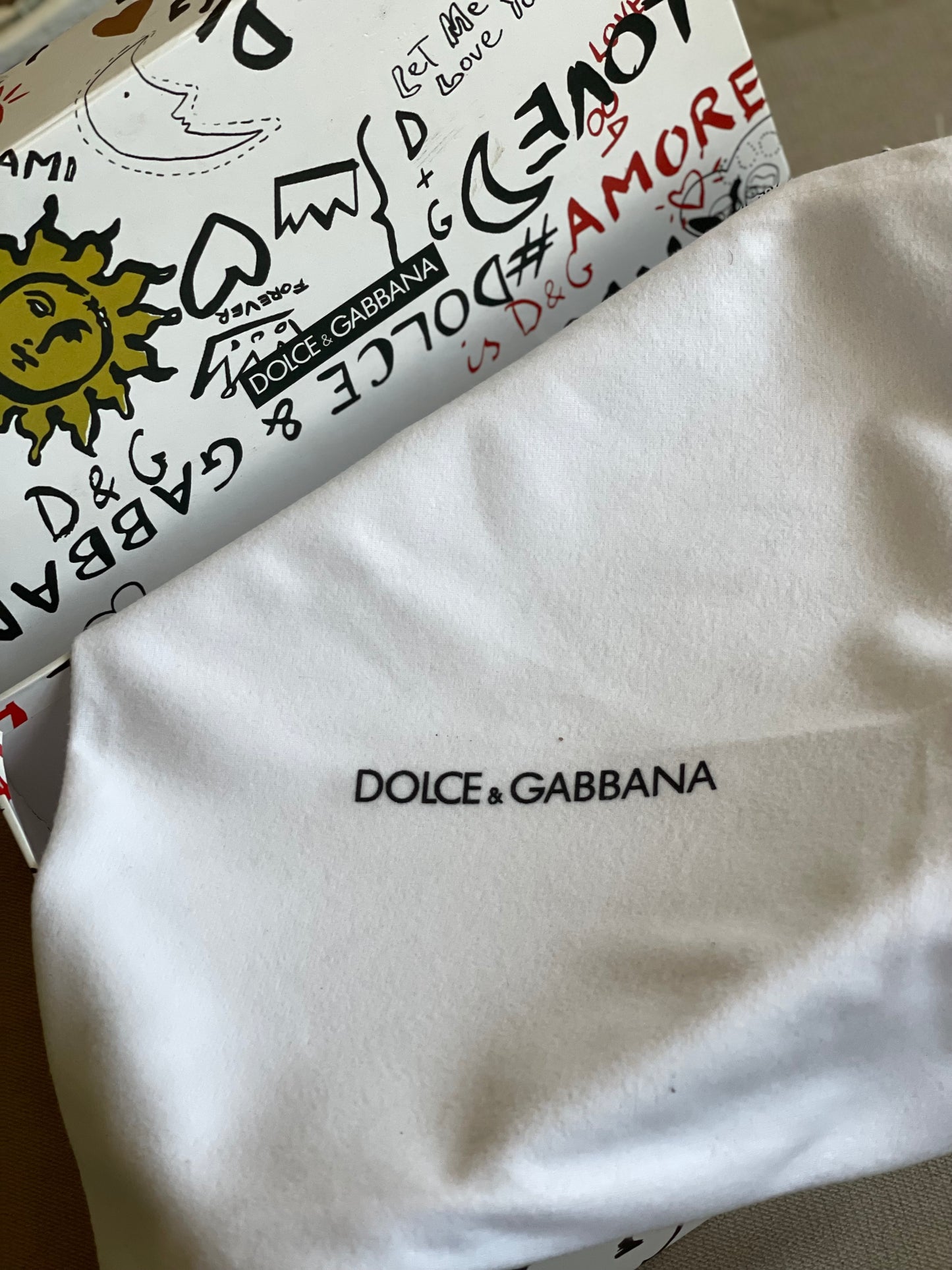 Dolce&Gabbana Calfskin 2 Zero White Metallic