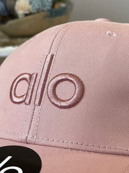 Casquette Alo Yoga Rose Saumon Réglable Strapback m