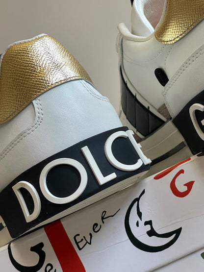 Dolce&Gabbana Calfskin 2 Zero White Metallic