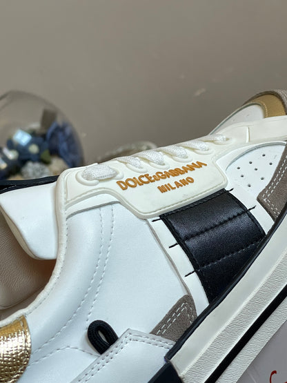 Dolce&Gabbana Calfskin 2 Zero White Metallic