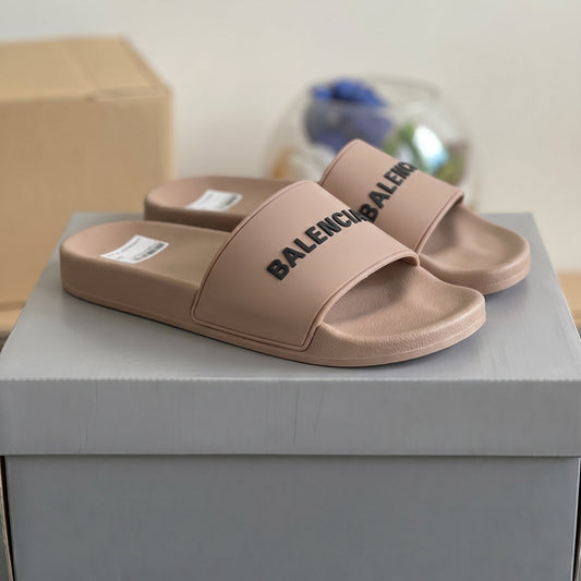 Balenciaga pool slides Brown
