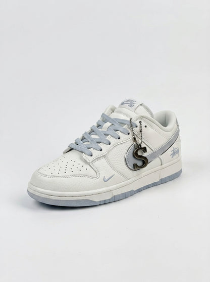 Nike Dunk Low White/Grey X Stussy
