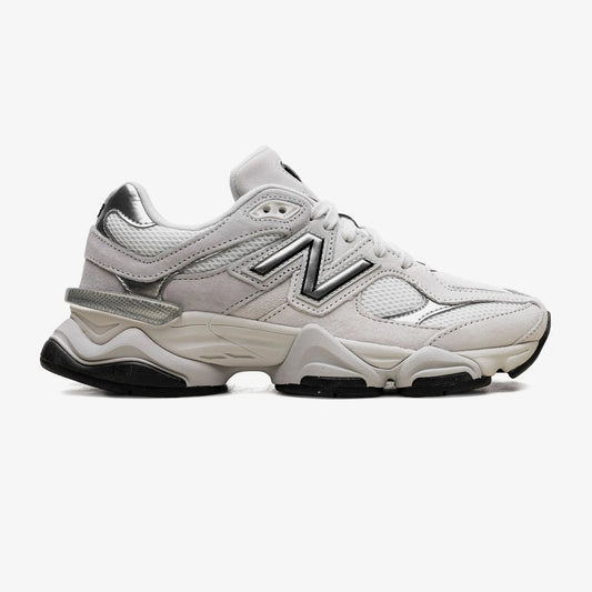 New Balance 9060 White Black Metallic Silver