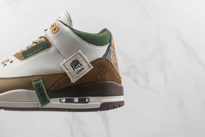 AIR JORDAN 3 SE WHITE/DARK BROWN-GREEN