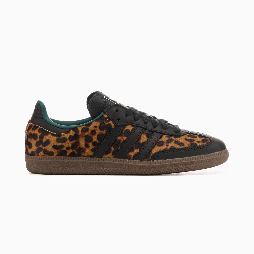 Adidas Samba "Black Green Leopard"