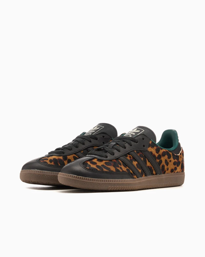 Adidas Samba "Black Green Leopard"