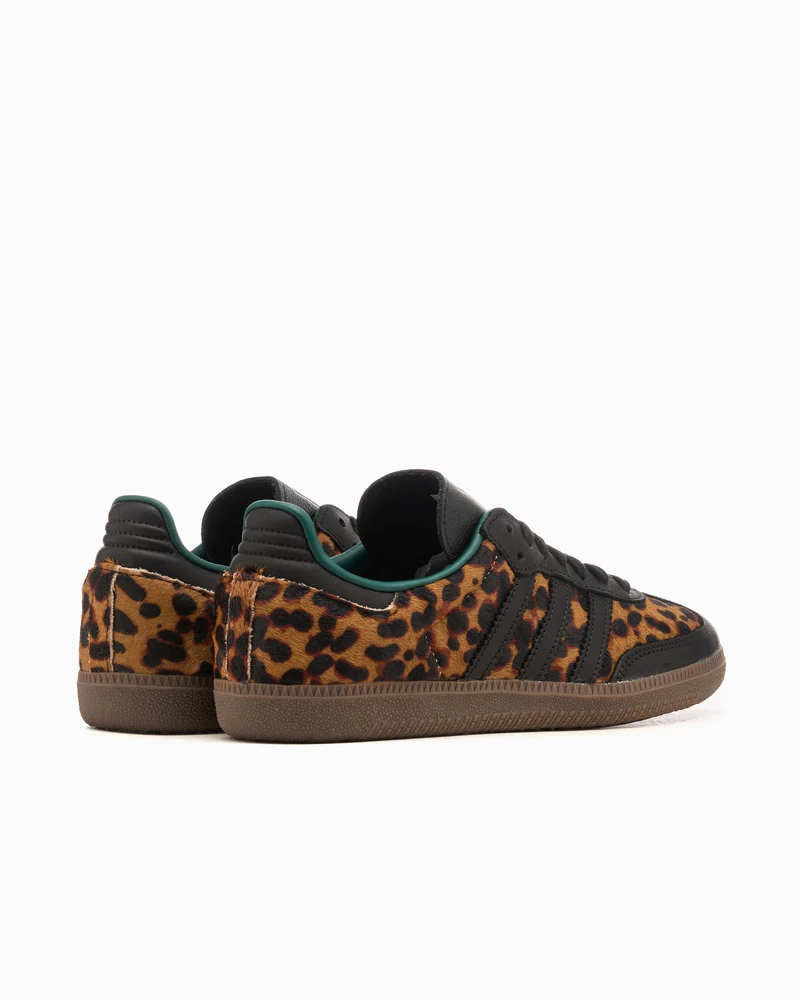 Adidas Samba "Black Green Leopard"