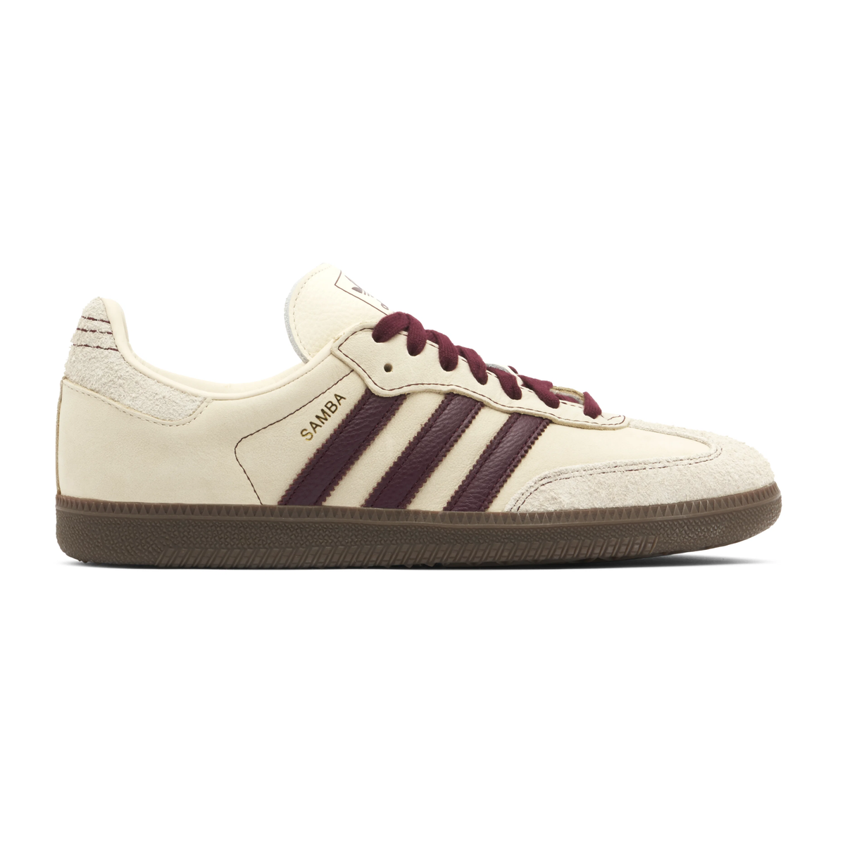 Adidas Baskets Samba OG 'Wonder White/maroon'