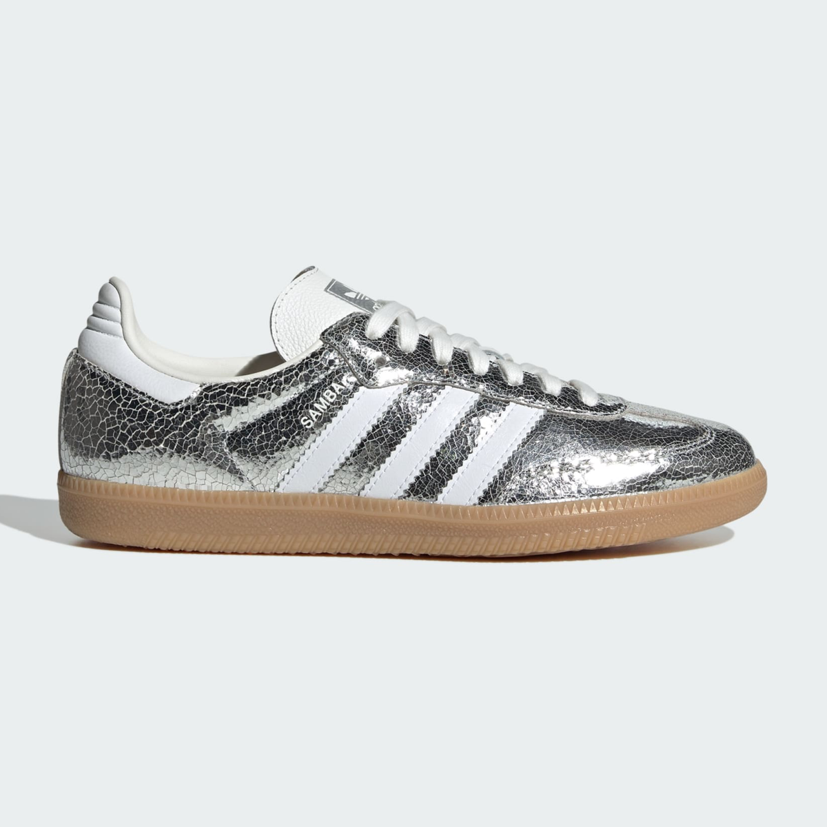 Adidas Samba OG "Silver Metallic Cracked"