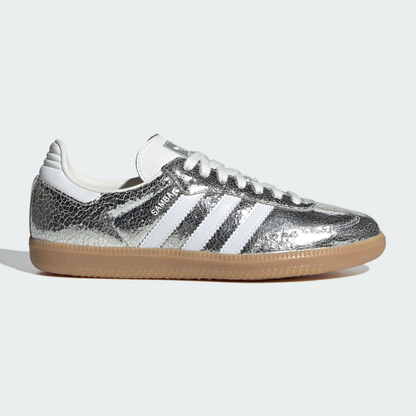 Adidas Samba OG "Silver Metallic Cracked"