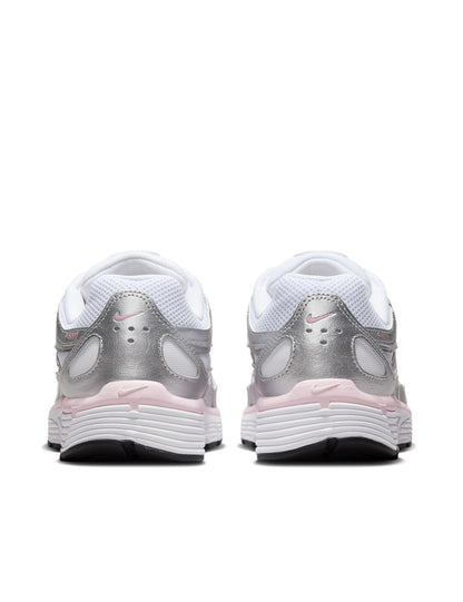 Nike P-6000 White/Metallic Silver/Elemental Pink
