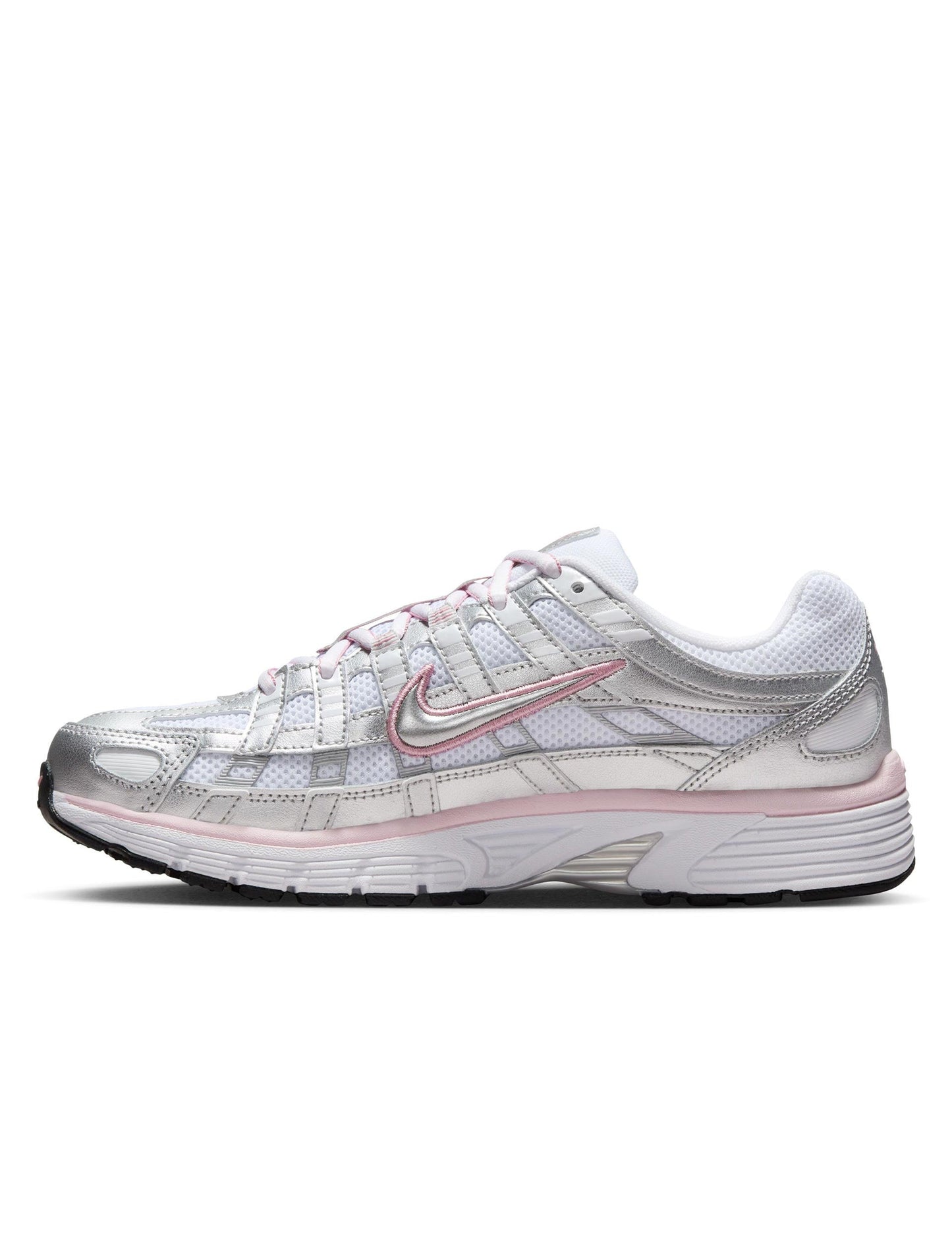 Nike P-6000 White/Metallic Silver/Elemental Pink