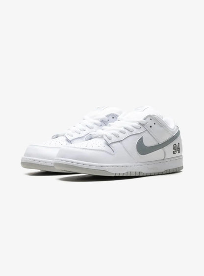 Nike SB Dunk Low Supreme 94 White Metallic Silver