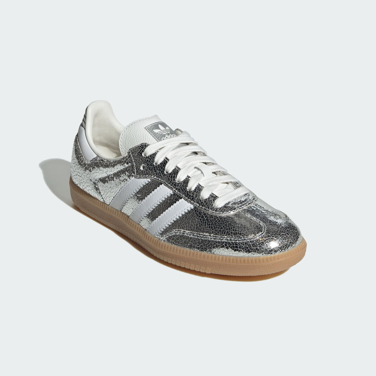 Adidas Samba OG "Silver Metallic Cracked"