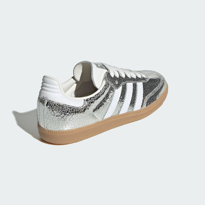 Adidas Samba OG "Silver Metallic Cracked"