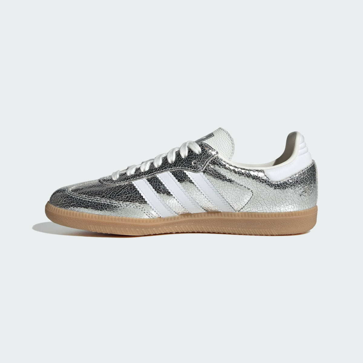Adidas Samba OG "Silver Metallic Cracked"